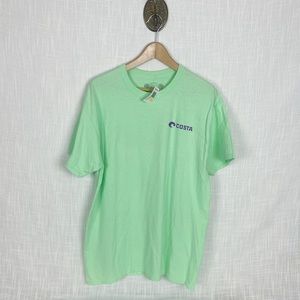 NEW Costa Del Mar Graphic T Shirt Green Large